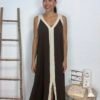 Vestido Bicolor (Chocolate)