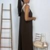 Vestido Bicolor (Chocolate)