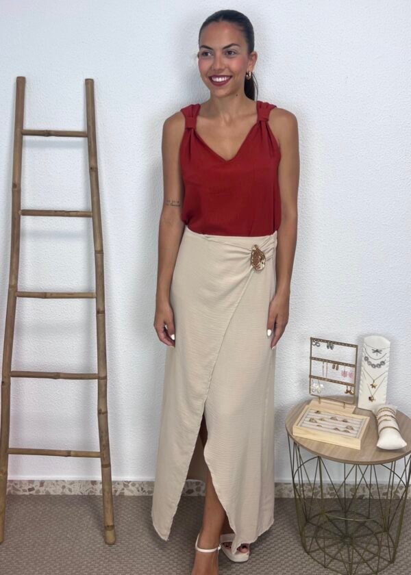 Falda Pareo (Beige)