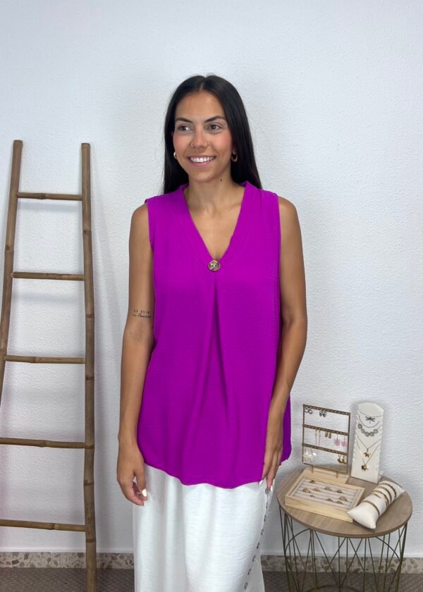 Blusa Botón (Buganvilla)