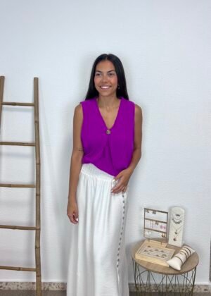 Blusa Botón (Buganvilla)