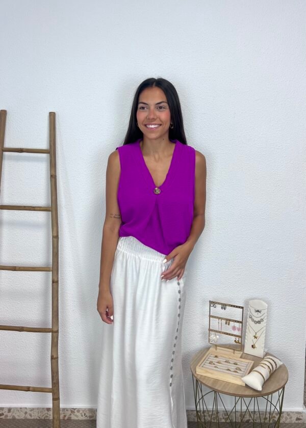 Blusa Botón (Buganvilla)