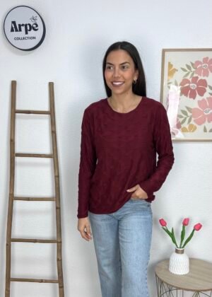 Jersey Nudos (Burdeos)