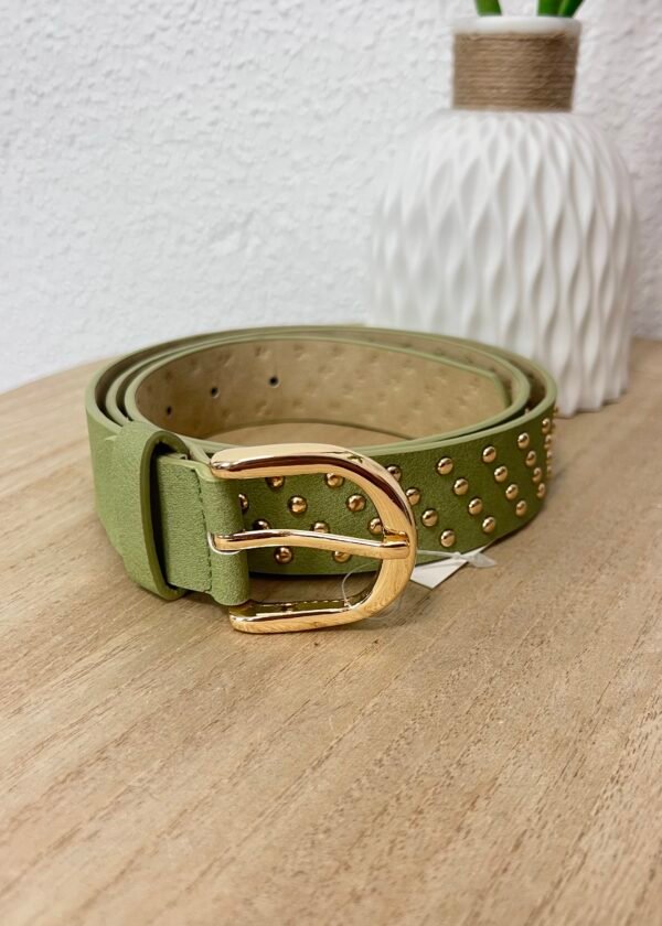 Cinturón Tachas (Verde)