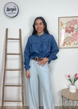 Blusa Vaquera Abotonada