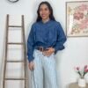 Blusa Vaquera Abotonada