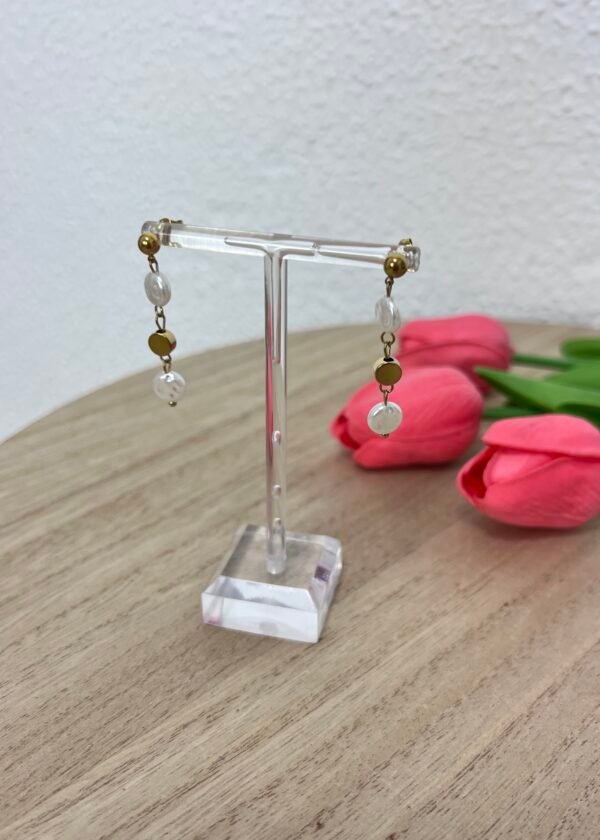 Pendientes Perlas Dorados