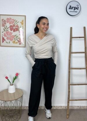 Top Fruncido (Beige)