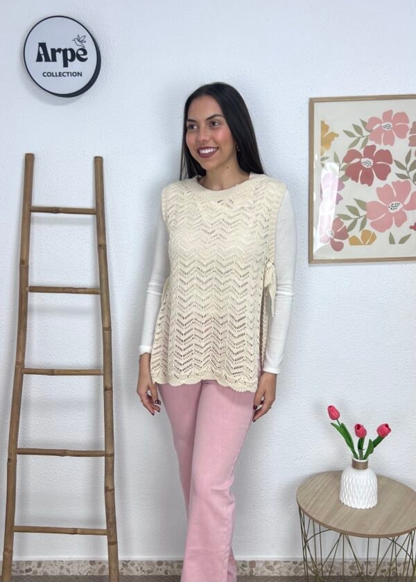 Chaleco Calado (Beige)
