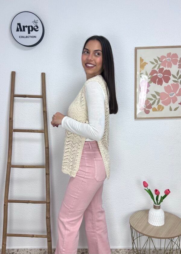 Chaleco Calado (Beige)
