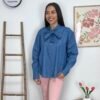 Blusa Denim Lazada