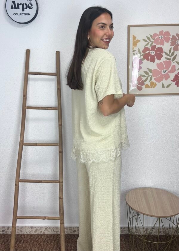 Conjunto Encaje (Beige)