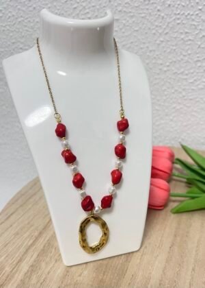 Colgante Óvalo Piedras