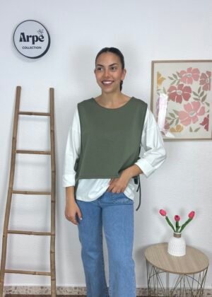 Camiseta Chaleco (Kaki)