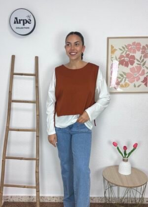 Camiseta Chaleco (Teja)