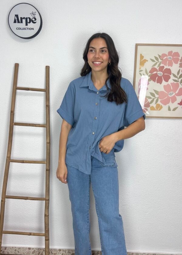 Camisa Anais (Azul)