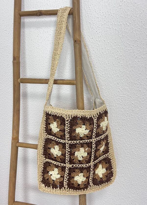 Bolso Rafia Chocolate