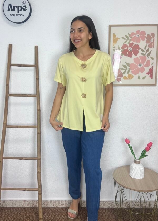 Camiseta Mar (Amarilla)