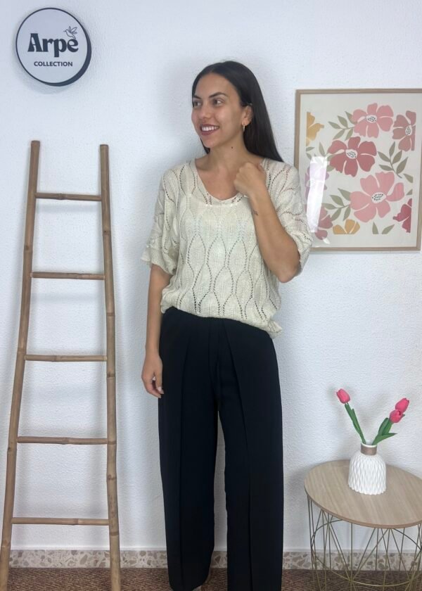 Jersey Hilo Calado (Beige)