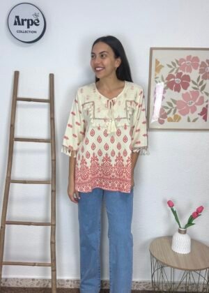 Blusa Primavera (Coral)