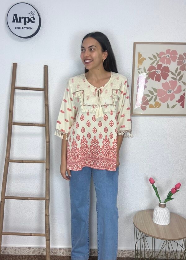 Blusa Primavera (Coral)