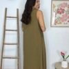 Vestido Desflecado (Oliva)