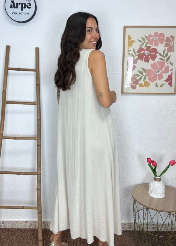 Vestido Desflecado (Beige)