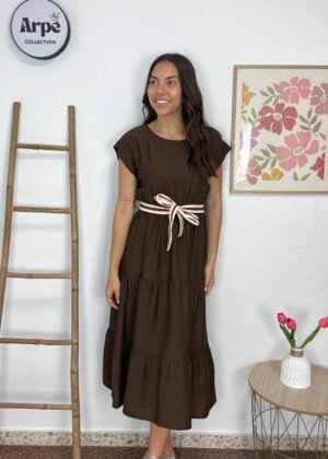 Vestido Cinturón (Chocolate)