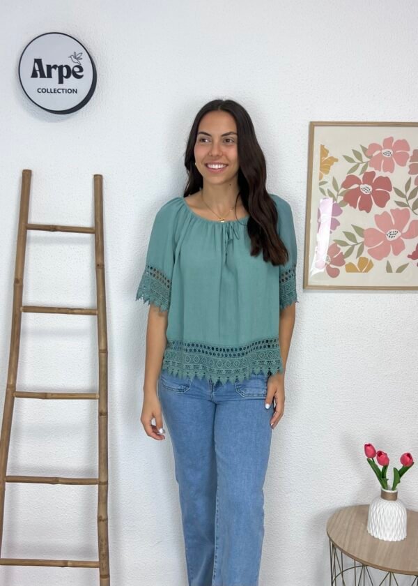 Blusa Almería (Verde Agua)
