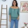 Blusa Almería (Verde Agua)