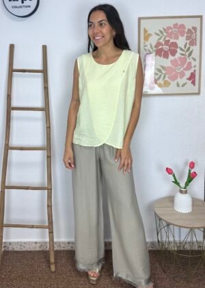 Blusa Botones (Amarilla)