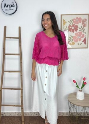 Blusa Zahora (Fucsia)