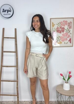 Short Cinturón (Beige)