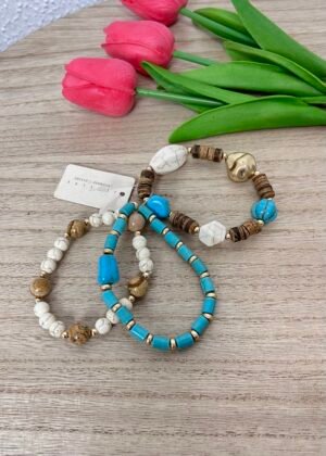 Pack Pulseras Turquesa