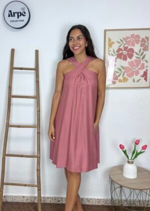 Vestido Cruzado (Rosa)