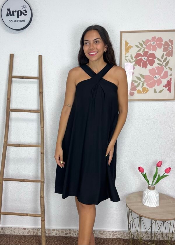 Vestido Cruzado (Negro)