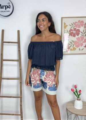 Blusa Topos (Marino)