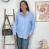 Camisa Rayas Celeste