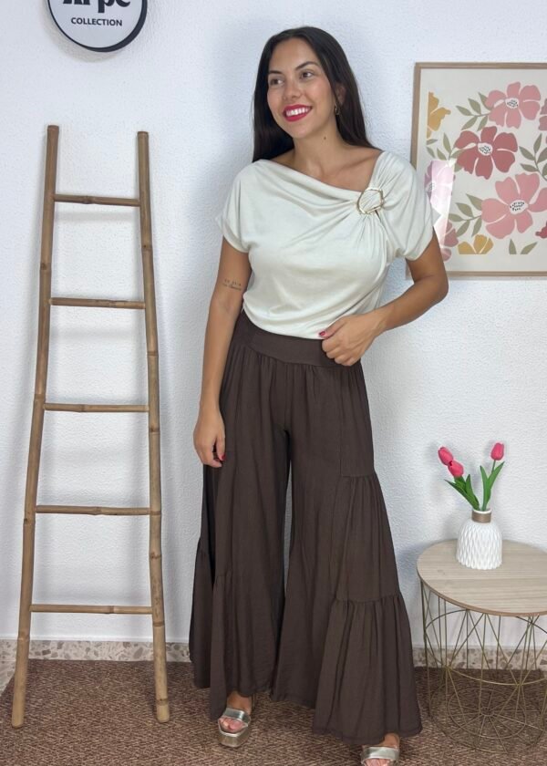 Pantalón Volante (Chocolate)