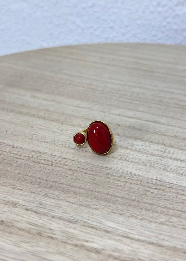 Anillo Piedra Coral