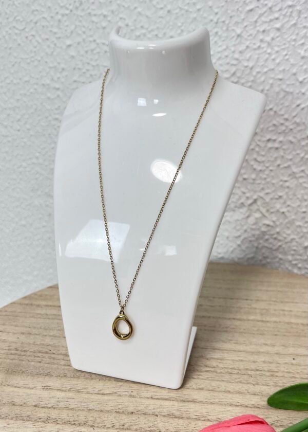 Colgante Óvalo (Dorado)