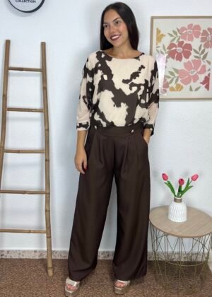 Blusa Animal (Beige)