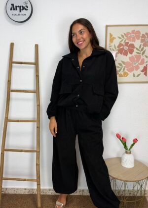 Chaqueta Pana (Negra)