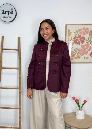 Chaqueta Napoleón (Berenjena)