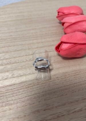 Anillo Óvalo Horizontal (Plata)