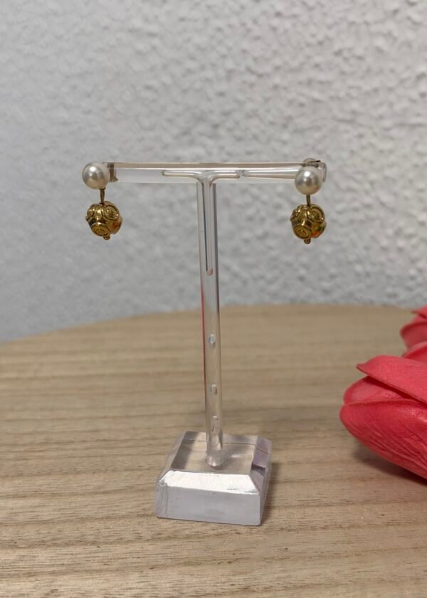 Pendientes Perla Dorados