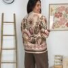 Chaqueta Estampada (Beige)