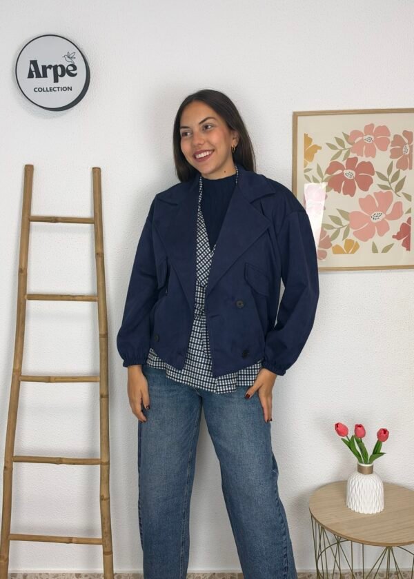 Chaqueta Antelina (Marino)