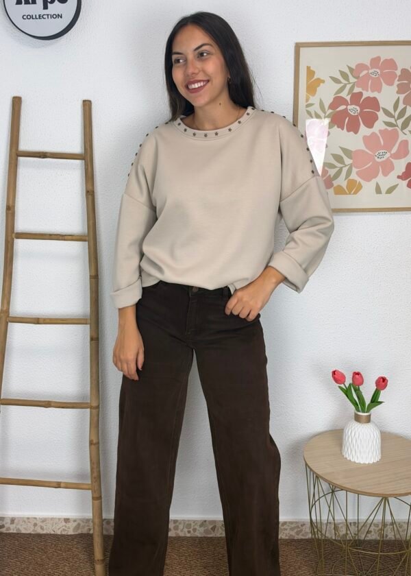 Sudadera Estrellas (Beige)
