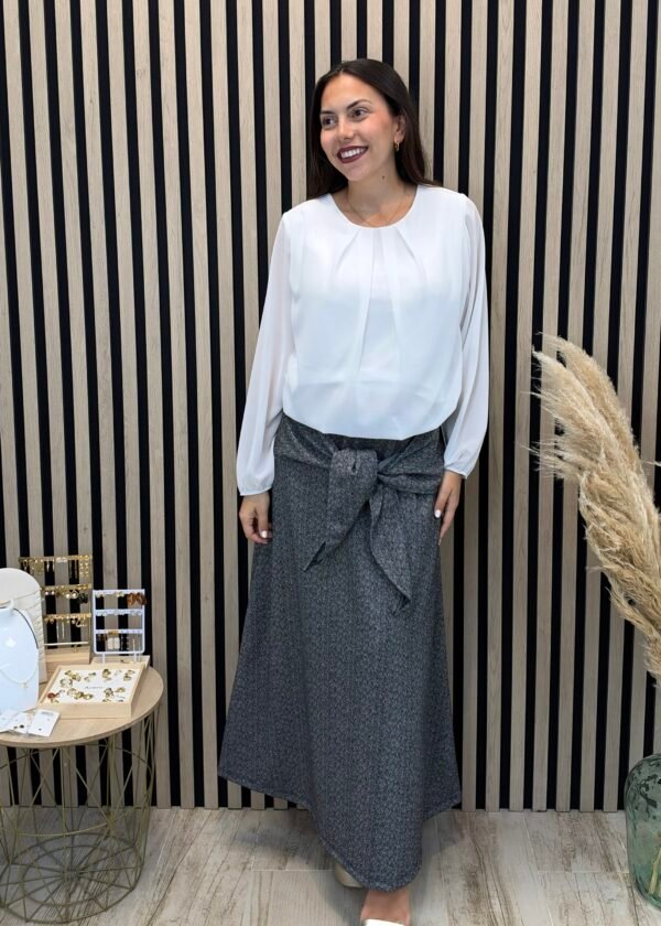 Blusa Gasa (Blanca)